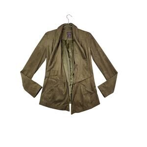 Long Tall Sally Women's Khaki Blazer Jacket Size 8
